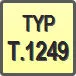 Piktogram - Typ: T.1249